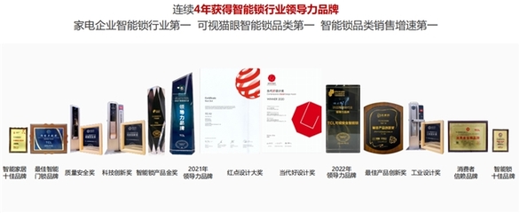 雙十一智能鎖品牌排名 TCL智能門鎖穩(wěn)居第一，多款爆款產(chǎn)品霸榜，引領(lǐng)智能化生物識別新潮流